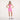 Harmony High Rise Short 6" Women's Pink Satin